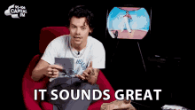 It Sounds Great Harry Styles GIF - It Sounds Great Harry Styles Sounds Good GIFs