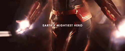 Captain Marvel Eazrths Mighty Hero GIF - Captain Marvel Eazrths Mighty Hero  Power - Descubre & Comparte GIFs