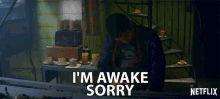 Im Awake Sorry Chance Perdomo GIF - Im Awake Sorry Chance Perdomo Ambrose Spellman GIFs