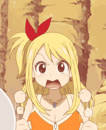 Lucy Heartfilia Fairy Tail GIF - Lucy Heartfilia Fairy Tail You Cant Be Serious GIFs