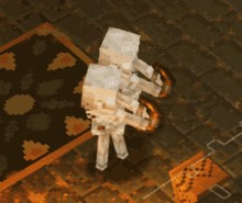 Minecraft Skeleton GIF - Minecraft Skeleton Minecraft Dungeons GIFs