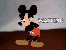 Mickey Mouse Waiting GIF - Mickey Mouse Waiting Impatient GIFs