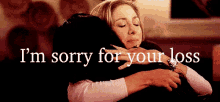 Sorry For Your Loss GIF - Sorry For Your Loss My Condolences Hug GIFs