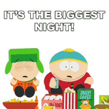 its the biggest night of the year eric cartman kyle broflovski south park s6e4