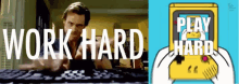 Jim Carrey Work Hard Play Hard GIF - Jim Carrey Work Hard Play Hard Typing GIFs