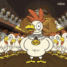 Furious Chicken The Loud House GIF - Furious Chicken The Loud House Angry Chicken GIFs