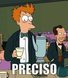 Querocafe Precisodemaiscafe Philipjfry GIF - I Want Coffee I Need More Coffee Philip J Fry GIFs