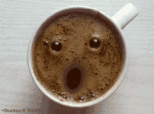 Coffee Wink Shocked GIF - Coffee Wink Shocked Winking GIFs