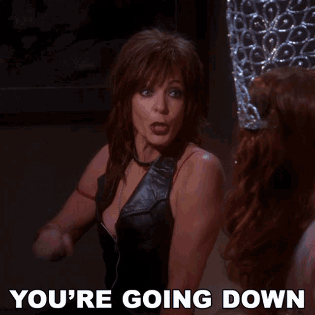 Youre Going Down Bonnie GIF Youre Going Down Bonnie Allison Janney