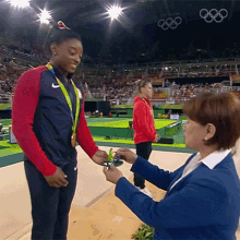 Congratulations Simone Biles GIF - Congratulations Simone Biles International Olympic Committee250days GIFs