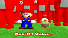 Smg4 Mario GIF - Smg4 Mario Pfft Whatever GIFs