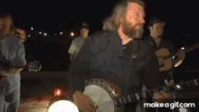 playing band