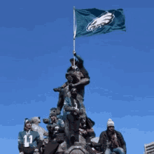 Philadelphia Eagles Flag GIF - Philadelphia Eagles Eagles Flag GIFs