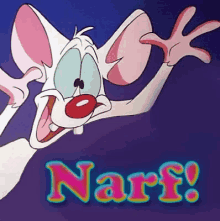 Narf Pinky Mouse GIF - Narf Pinky Mouse Happy GIFs