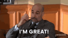 Im Great Stanley Tucci GIF - Im Great Stanley Tucci 30rock GIFs