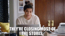 Superstore Amy Sosa GIF - Superstore Amy Sosa Theyre Closing Most Of The Stores GIFs