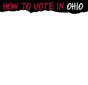 How To Vote In Ohio Register To Vote Sticker - How To Vote In Ohio Ohio Oh Stickers