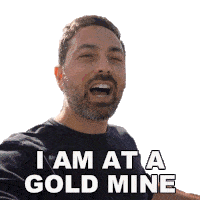 I Am At A Gold Mine Derek Muller Sticker - I Am At A Gold Mine Derek Muller Veritasium Stickers
