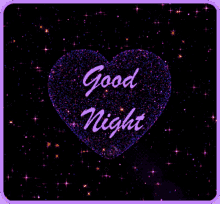 Good Night Heart GIF - Good Night Heart Sparkle GIFs