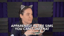Apparently In The Sims You Cant Do That Assume GIF - Apparently In The Sims You Cant Do That You Cant Do That Assume GIFs
