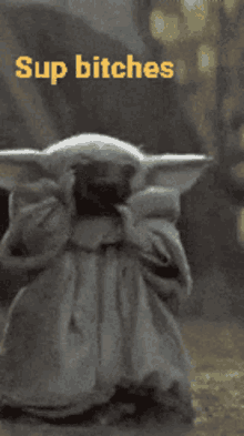 sup bithces baby yoda the mandalorian sips sup bithces baby yoda the mandalorian sips