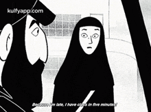Because M Late, I Have Class In Five Minutes.Gif GIF - Because M Late I Have Class In Five Minutes Persepolis GIFs