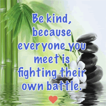 Be Kind Fighting Battle GIF - Be Kind Fighting Battle Everyone You Meet GIFs