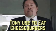 Tony Use Eat Cheeseburger GIF - Tony Use Eat Cheeseburger GIFs