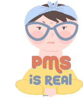 Pms Girl Sticker - Pms Girl Period Stickers