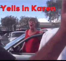 Yelling Yells GIF - Yelling Yells Karen GIFs