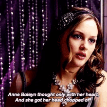 Leighton Meester Think With Her Heart GIF - Leighton Meester Think With Her Heart Gossip Girl GIFs