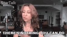 Theres Nothing You Can Do Janna Levin GIF - Theres Nothing You Can Do Janna Levin Startalk GIFs