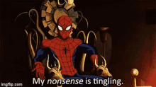 Ultimate Spider Man My Nonsense Is Tingling GIF - Ultimate Spider Man My Nonsense Is Tingling Nonsense GIFs