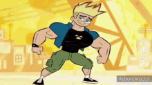 Johnny Test Growth GIF - Johnny Test Growth Muscles GIFs