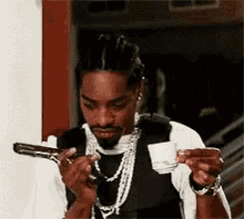 Andre3000 Sips Tea GIF - Andre3000 Sips Tea Drink GIFs