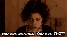 You Are Nothing, You Are Shit! - Fairuza Balk In The Craft GIF - The Craft Fairuzabalk Shit GIFs
