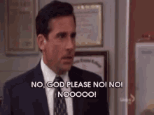 No, God Please No! GIF - The Office Toby Hating No GIFs