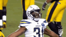Los Angeles Chargers Pounding Chest GIF - Los Angeles Chargers Pounding Chest Chest Pound GIFs