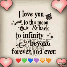 I Love You To The Moon And Back GIF - I Love You To The Moon And Back I Love You GIFs
