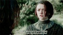 Arya Stark Game Of Thrones GIF - Arya Stark Game Of Thrones Sandor Clegane GIFs