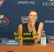 Maria Sharapova Confusion GIF - Maria Sharapova Confusion Whats The Question GIFs