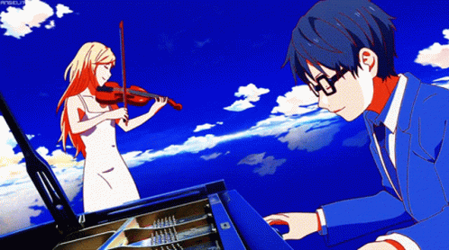 Anime Piano GIF - Anime Piano Violin GIFs