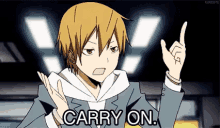 Carry On GIF - Anime Carry On Go On GIFs