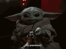 My Precious Baby Yoda GIF - My Precious Baby Yoda Star Wars GIFs