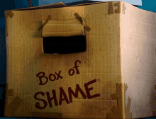Box Of Shame GIF - Despicable Me Box Of Shame Peek GIFs