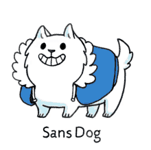Ansa Sans Dog GIF - Ansa Sans Dog Party GIFs