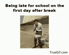 Late For School First Day Of School GIF - Late For School First Day Of School 1st Day Of School GIFs