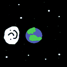 Moon Earth GIF - Moon Earth Planet GIFs