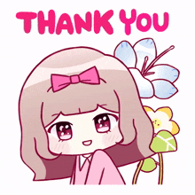 cute girl pink lovely thank you