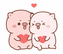 Pig Cute GIF - Pig Cute Couple GIFs
